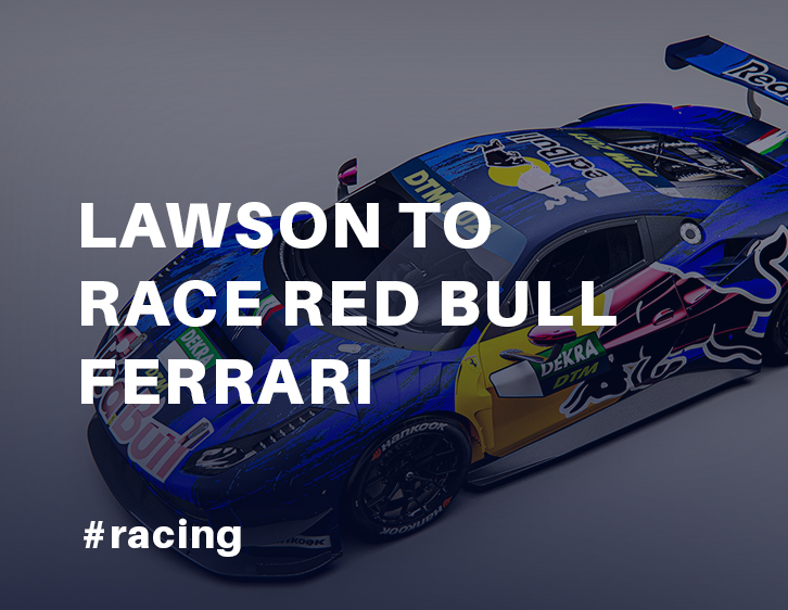 Lawson to race Red Bull Ferrari
